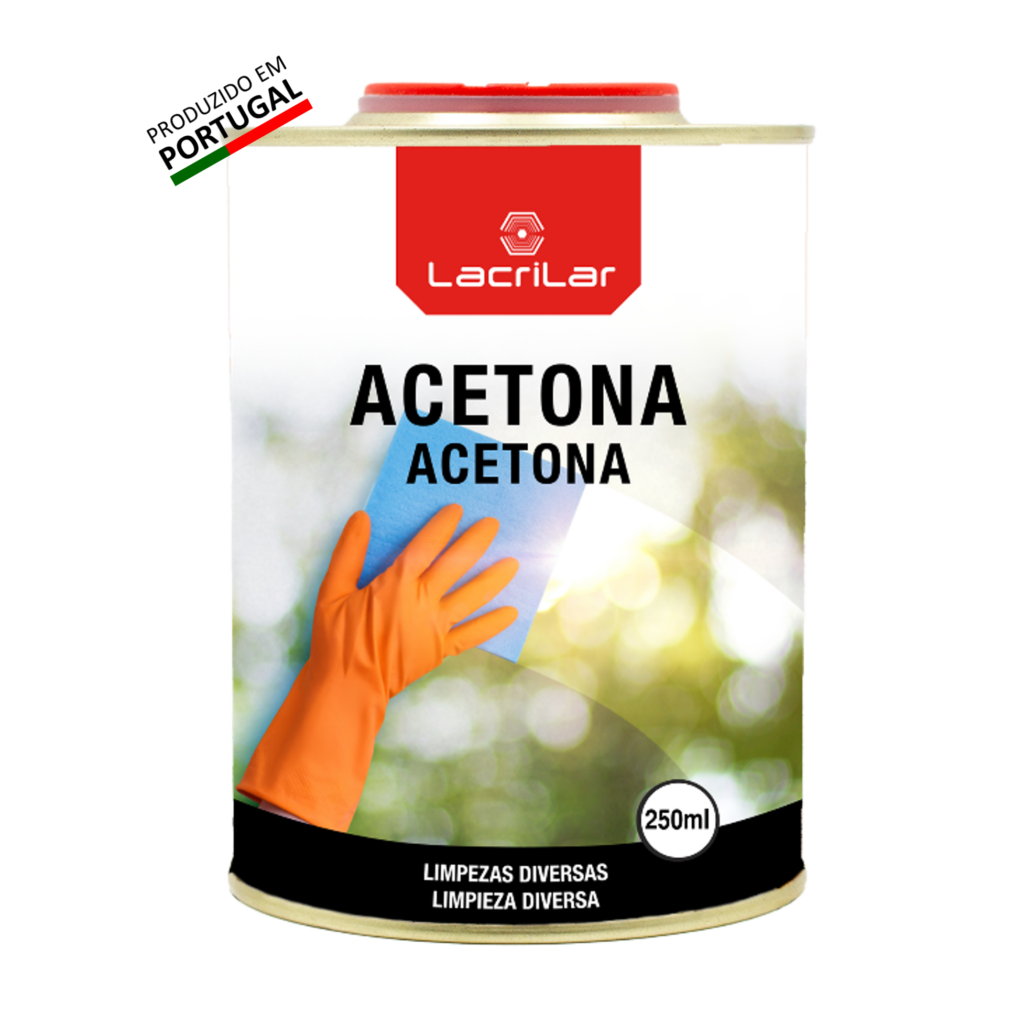 Acetona Lacrilar Lata de 250 ml