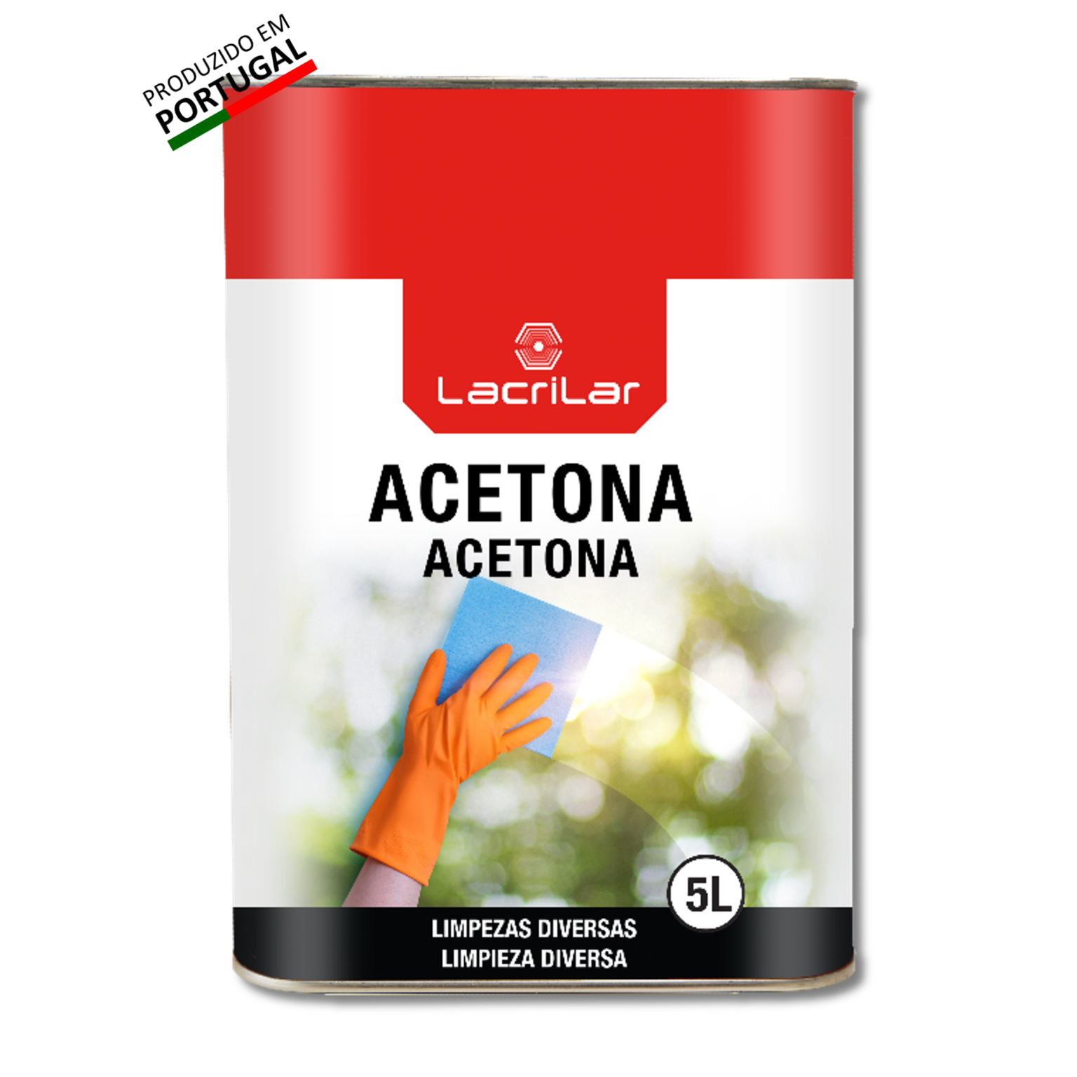 Acetona - Lacrilar (Lata 5L) - CuboStore