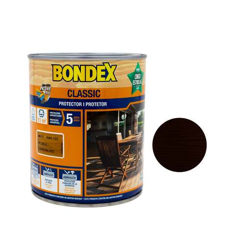 Protetor classic mogno escuro mate - Bondex (Lata 750ml)