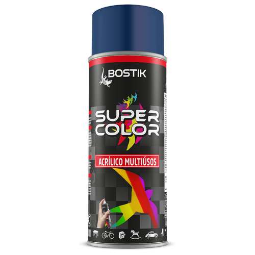 Spray acrílico super color azul safira - Bostik (Lata 400ml)