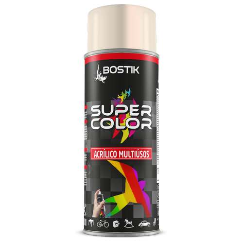 Spray acrílico super color branco pérola - Bostik (Lata 400ml)