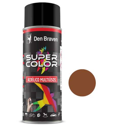 Spray acrílico super color castanho avelã - Bostik (Lata 400ml)