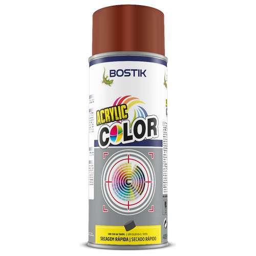 Spray acrílico super color terracota - Bostik (Lata 400ml)