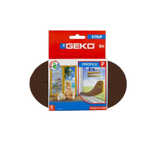 Fita de calafetar castanha - Geko (Fita 2x5mm x 6m)