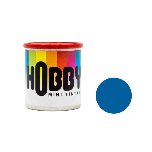 Mini tintas esmalte azul verão - Hobby (Lata 16ml)