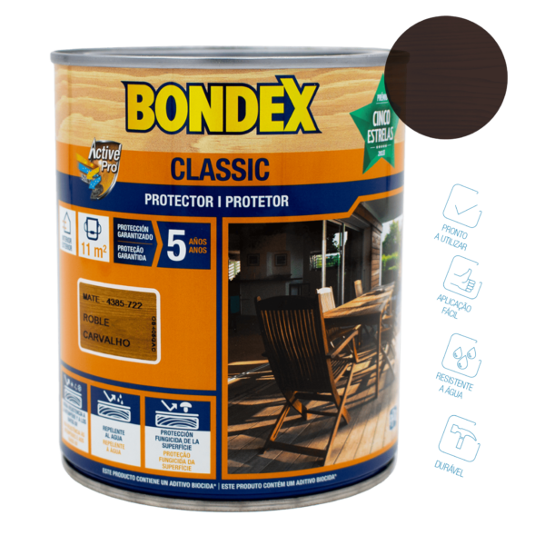 Protetor classic mogno escuro mate – Bondex (Lata 750ml)