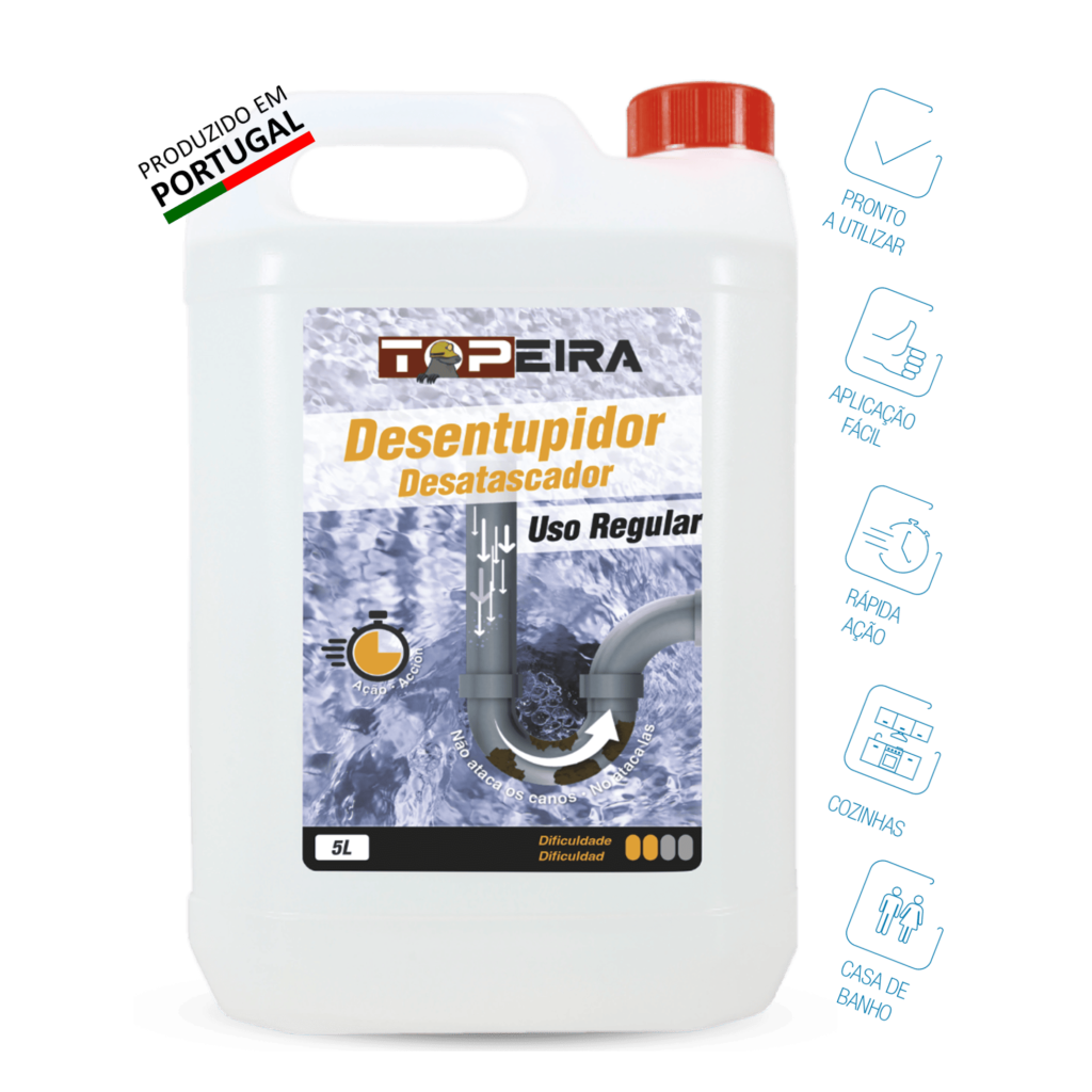 Desentupidor regular topeira – Topeira (Jerrican 5L)