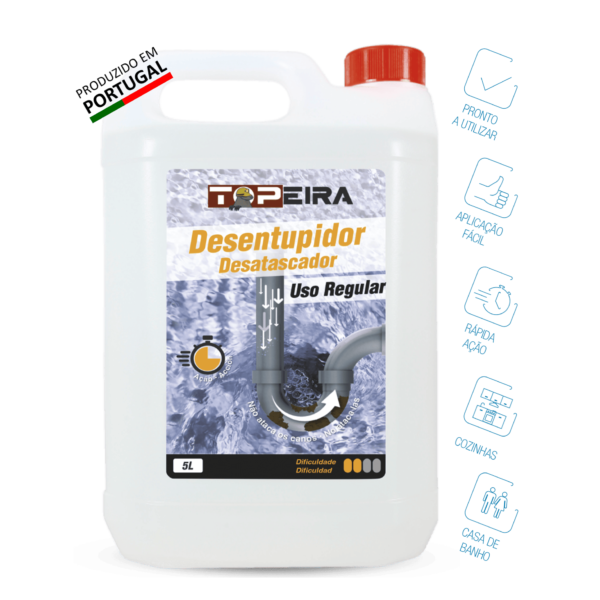 Desentupidor regular topeira – Topeira (Jerrican 5L)