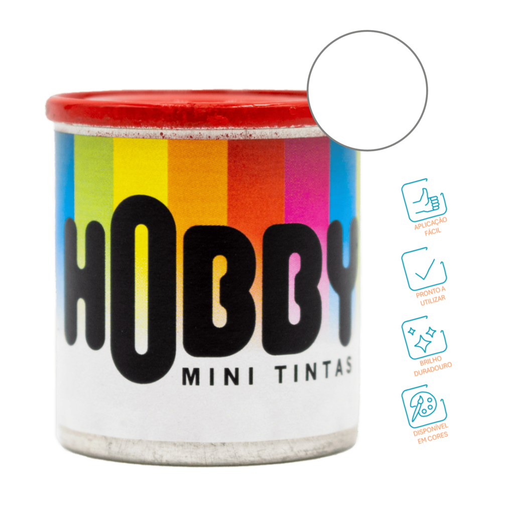 Mini tintas esmalte branco