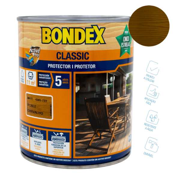 Protetor classic castanho mate – Bondex (Lata 750ml)