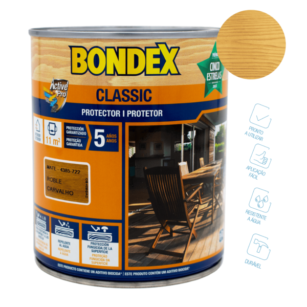 Protetor classic incolor mate – Bondex (Lata 750ml)