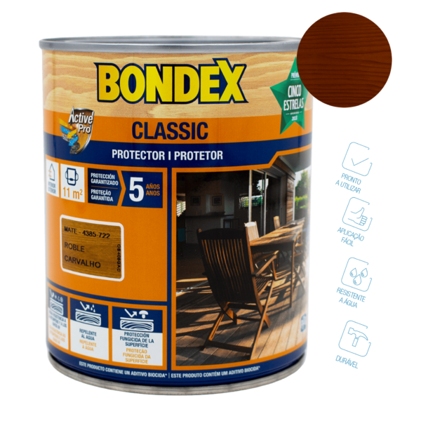 Protetor classic pinho califórnia mate – Bondex (Lata 750ml)