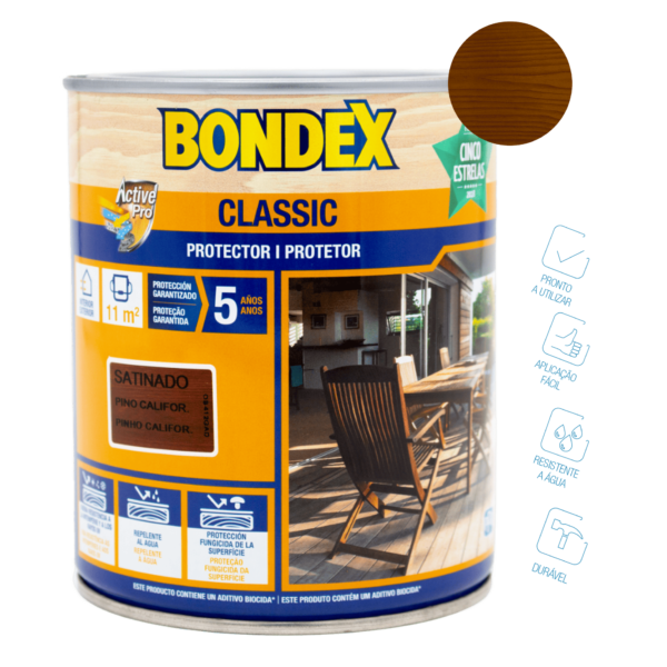 Protetor classic teca acetinado – Bondex (Lata 750ml)