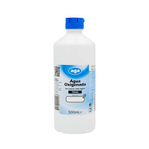 Água oxigenada - AGA (Frasco 500ml)