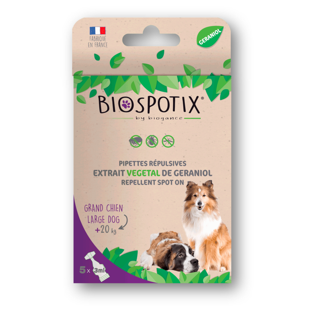 Pipetas antiparasitas para cão grande Biospotix 3x3ml