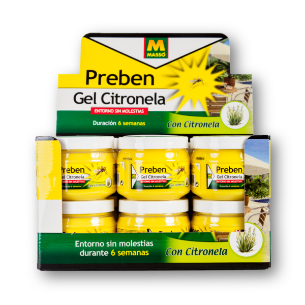 Citronela em gel - Massó (Boião 200g)