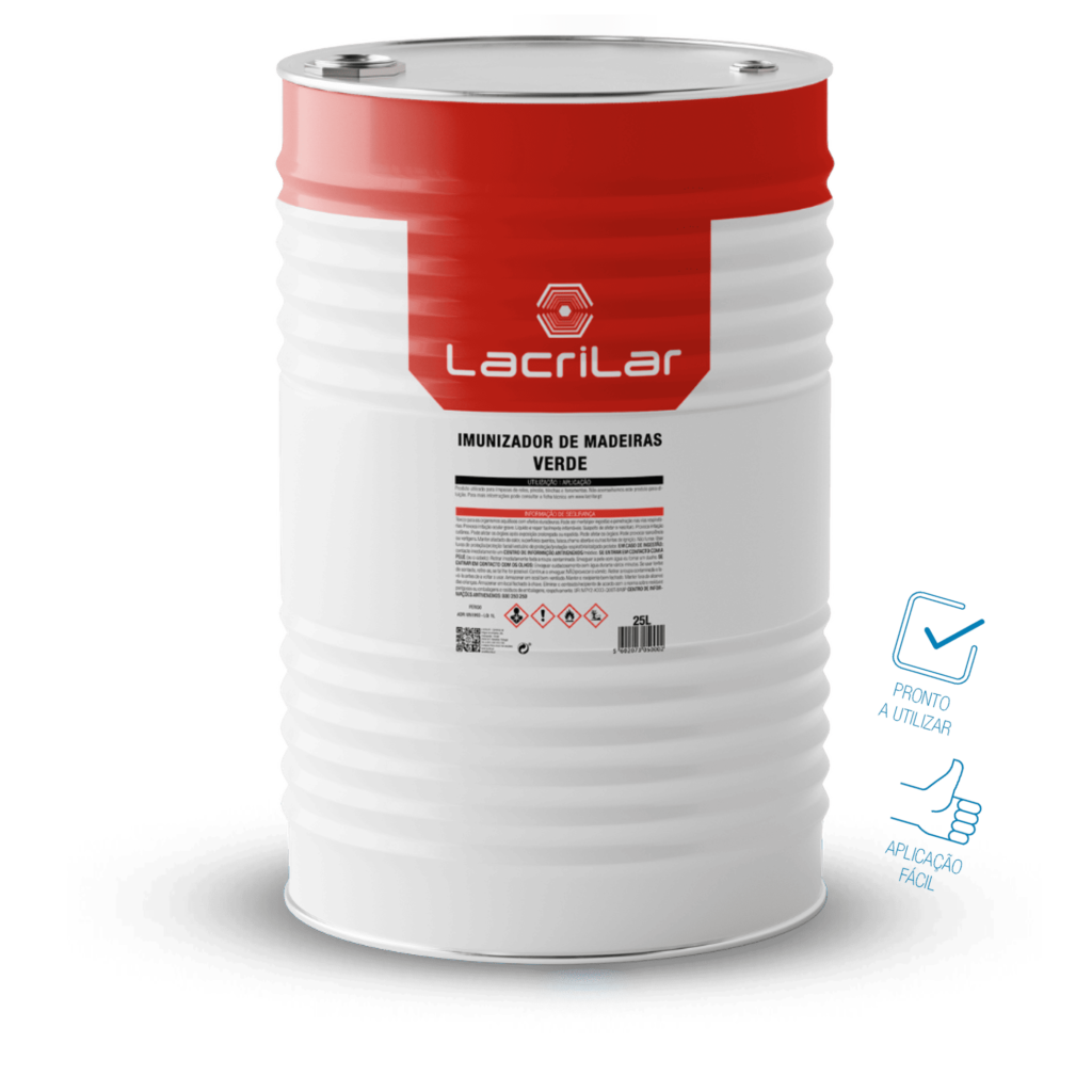 Imunizador de Madeiras Verde – Lacrilar (Bidom 25L)