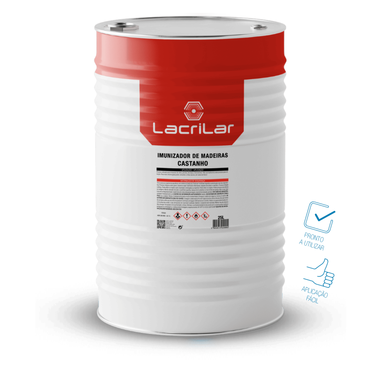 Imunizador de Madeiras Castanho - Lacrilar (Bidom 25L)