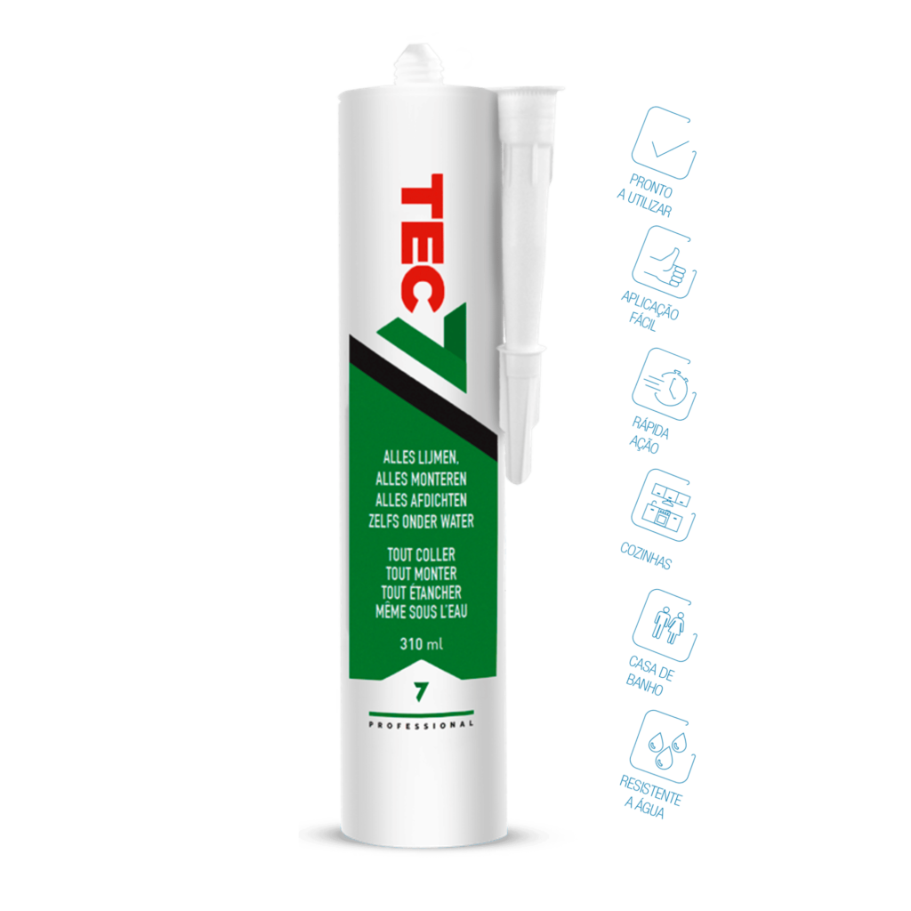 Silicone Tec7 Original Branco – Tec7 (Cartucho 310ml)