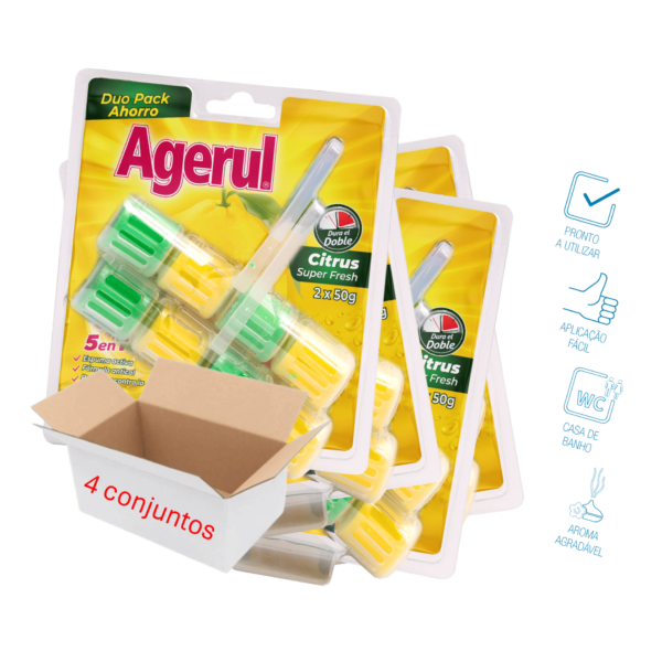 Bloco Sanitário Brisa Limão – Agerul (2 blocos x 50g x 4un)