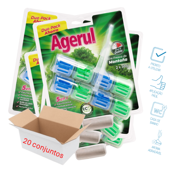 Bloco Sanitário Ar Fresco da Montanha – Agerul (2 blocos x 50g x 20un)