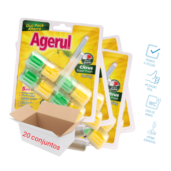 Bloco Sanitário Brisa Limão – Agerul (2 blocos x 50g x 20un)