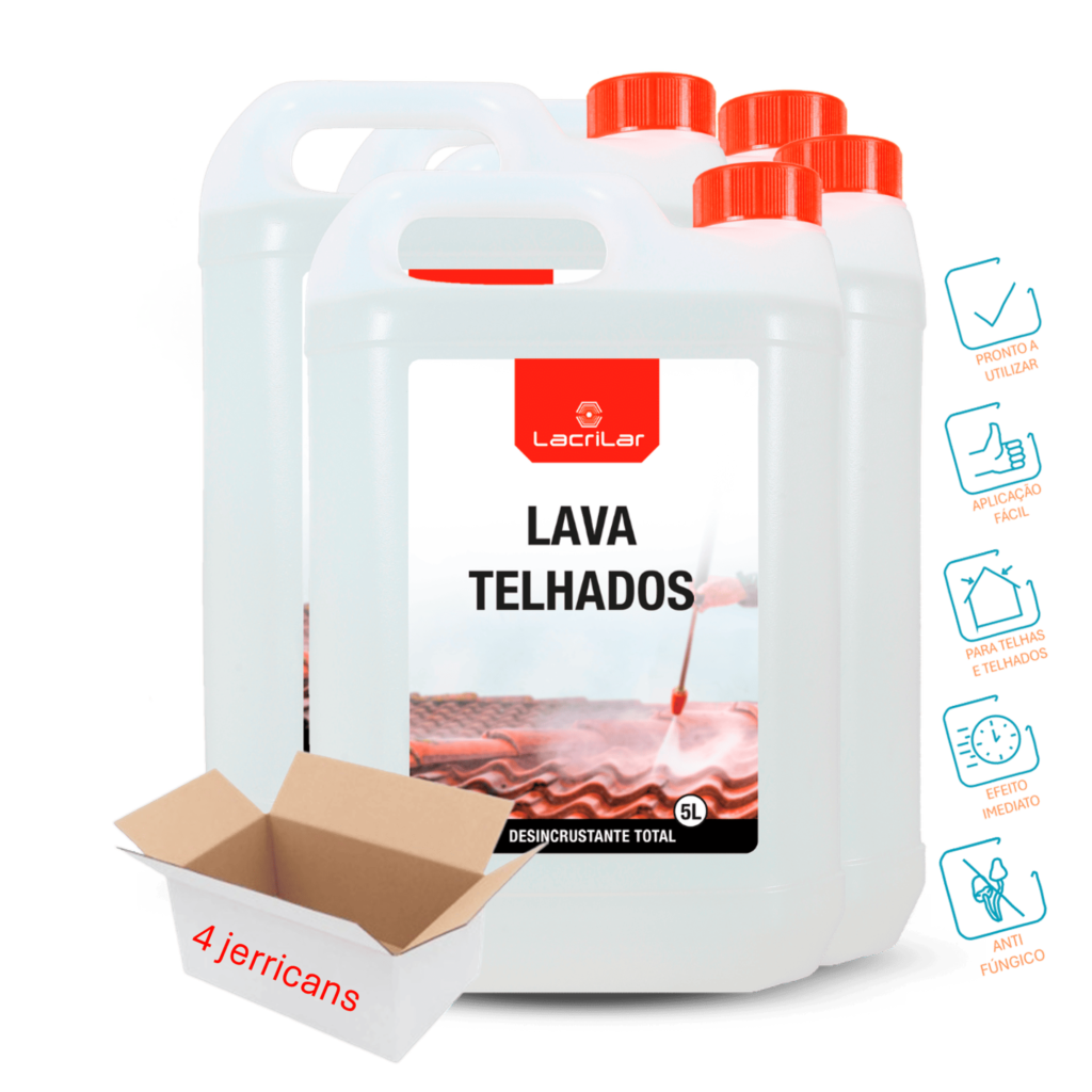 Lava Telhados - Lacrilar (4 Jerricans de 5L)