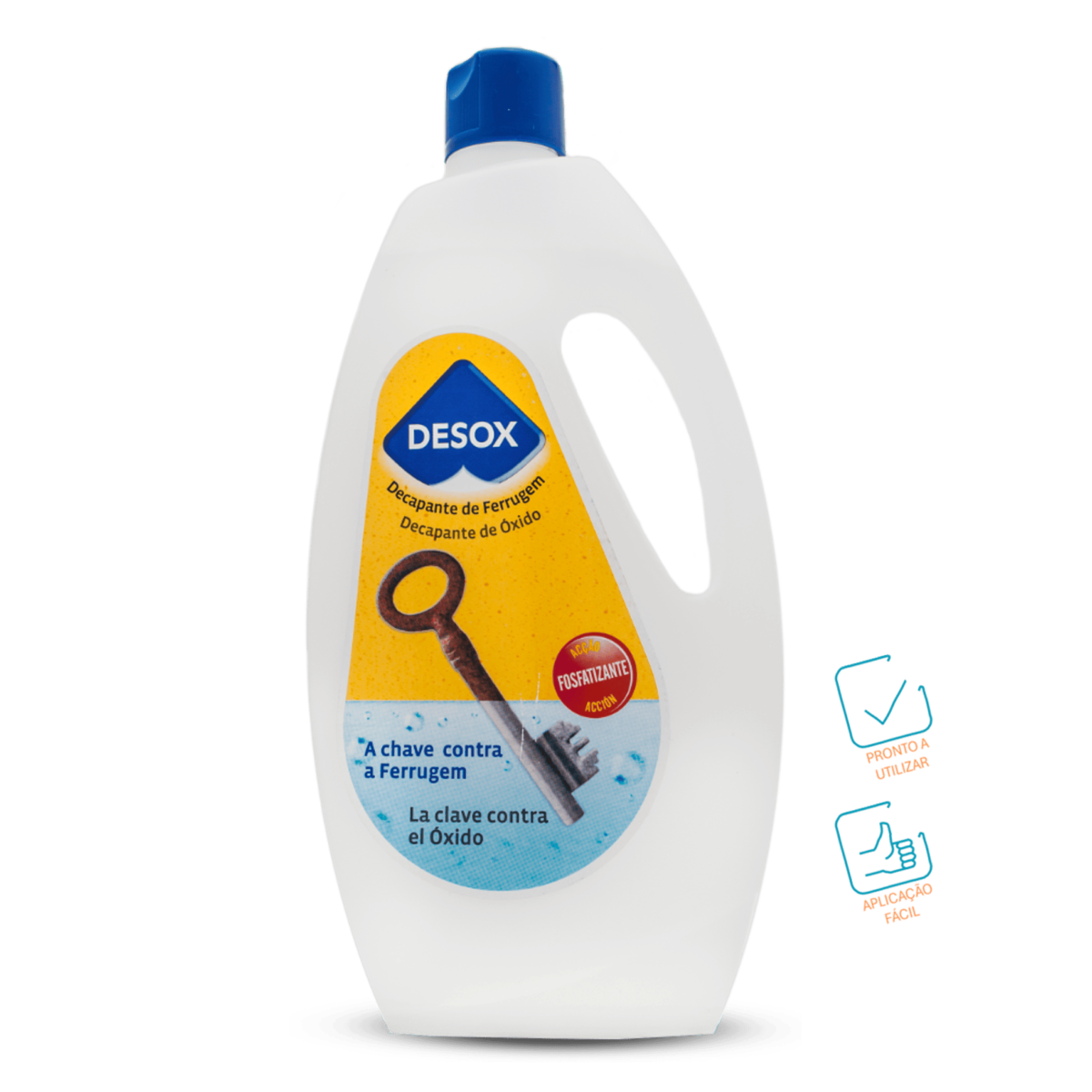 Decapante Removedor De Ferrugem Desox Garrafa 1 250g CuboStore