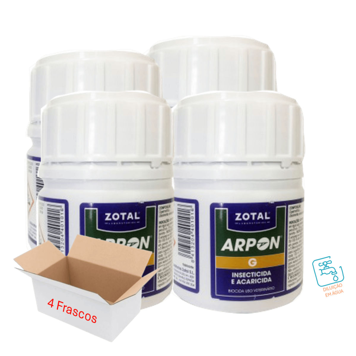 Inseticida e Acaricida – Arpon G (4 x Frasco 100ml) - CuboStore