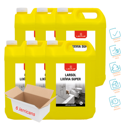 Lixívia Larsol Super – Lacrilar (6 x Jerrican 5L)