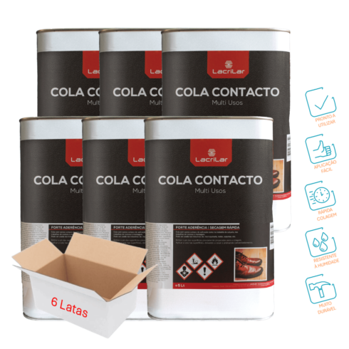 Cola de Contacto – Lacrilar (6 x Lata 5L)