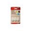 Cabide autoadesivo branco - Brinox (Blister 22 x 32 mm)